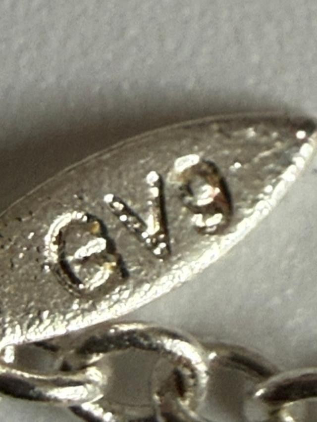GV9 Silver Tone Sagittarius Zodiac Crystal Charm Necklace 18"