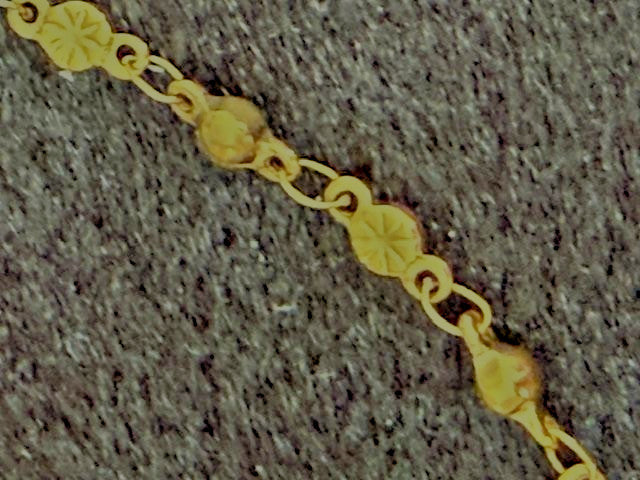 gold tone necklace 32 inch
