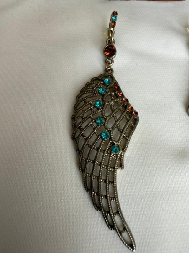 angel wing earrings