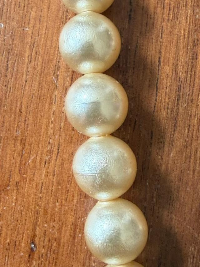 Vintage Faux Pearl Long Necklace 60 inches Classic