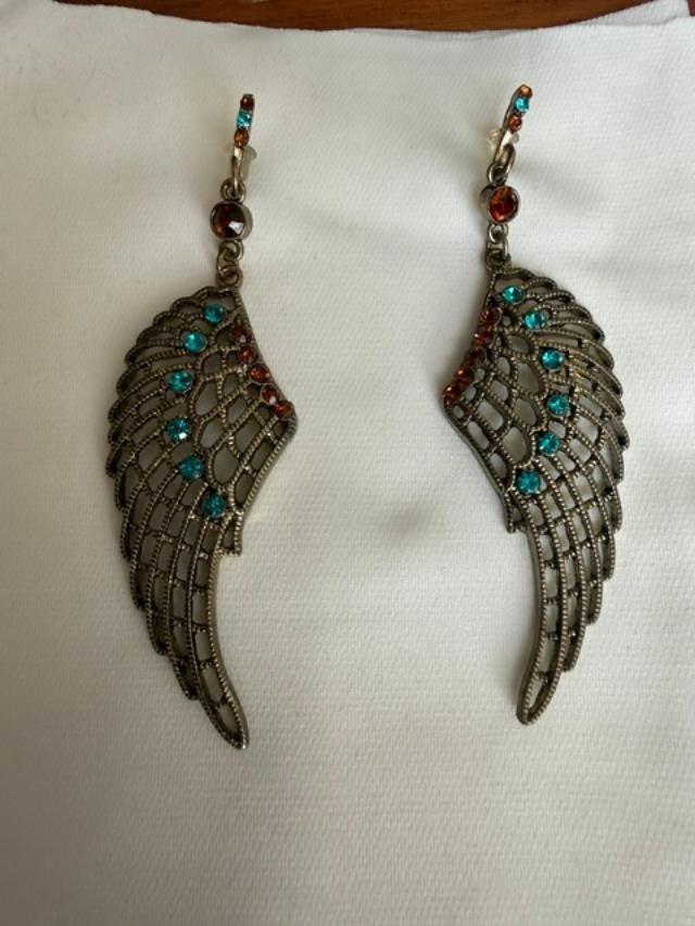 angel wing earrings
