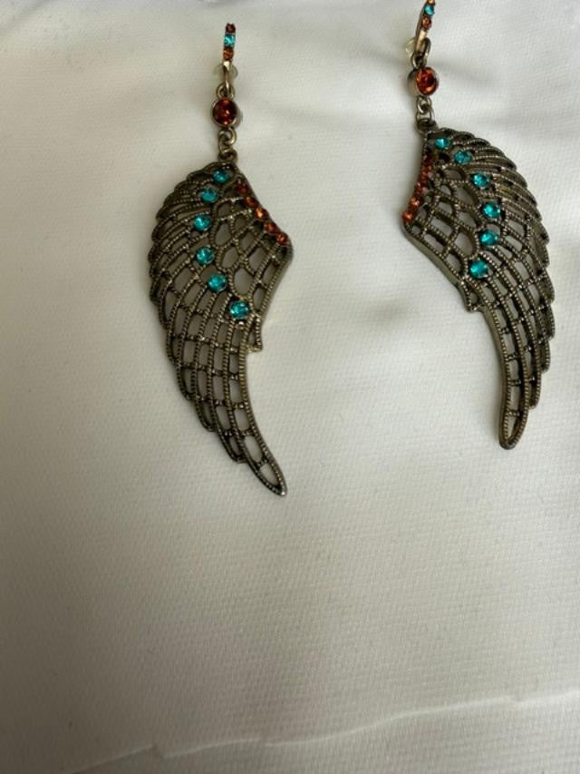 angel wing earrings