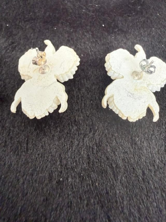 Beautiful White Earrings
