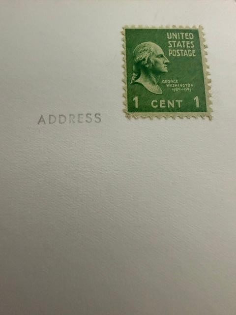 1949 Four Seasons Club Aspen Colorado RPPC Real Photo Postcard Unused Stamp
