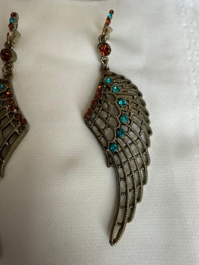 angel wing earrings