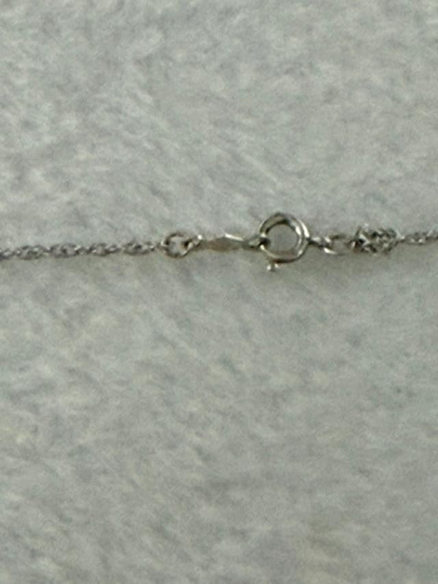 Silver Tone Cross Charm Necklace Religious Faith Dangle Charms 17 Inch