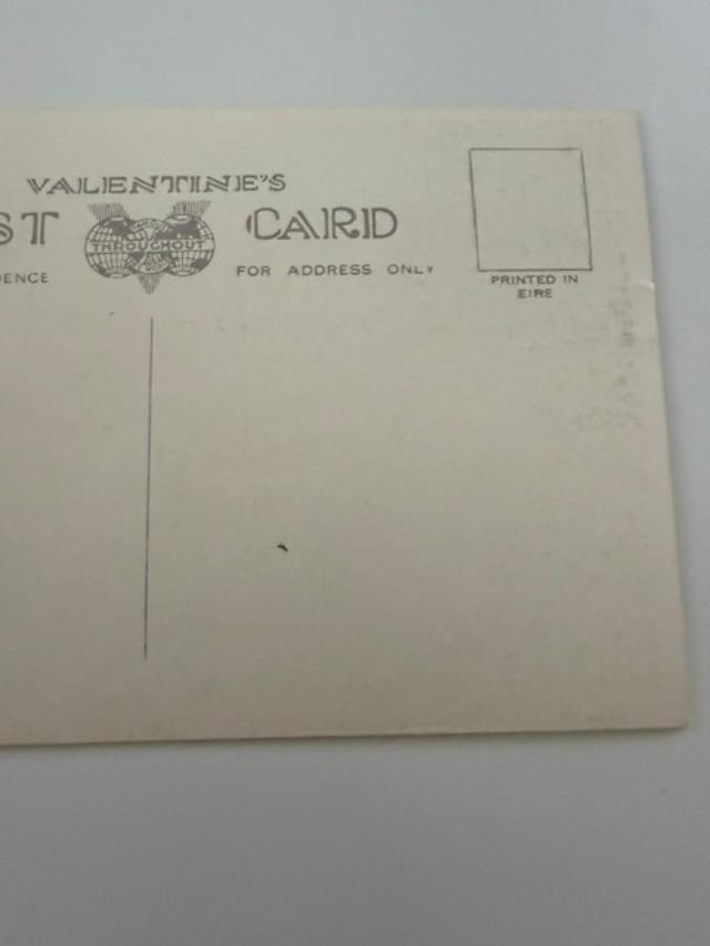 Vintage Mountain Road Glengarriff Ireland Valentine’s Postcard Unused