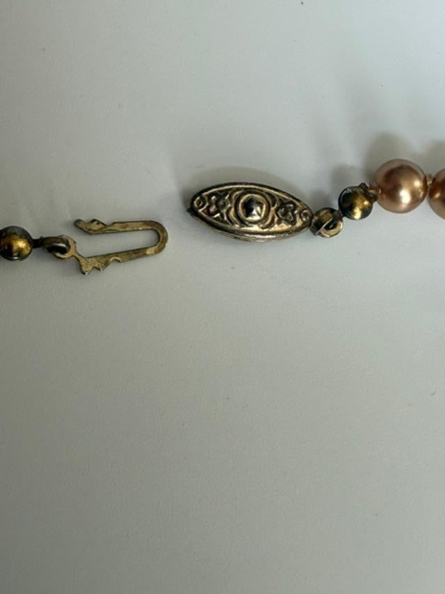 gold pearl necklace