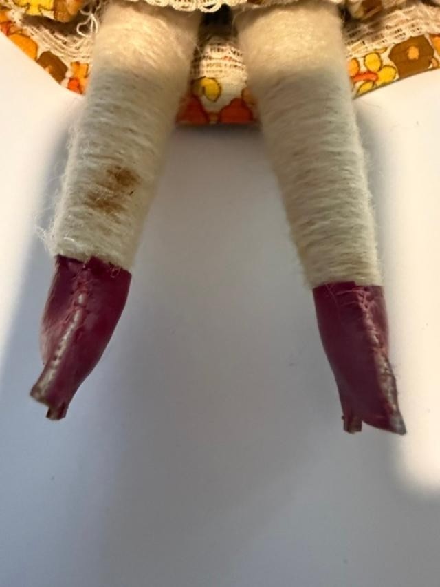 Vintage 1970s Portugal Folk Art Souvenir Doll 12" Traditional Costume Handmade