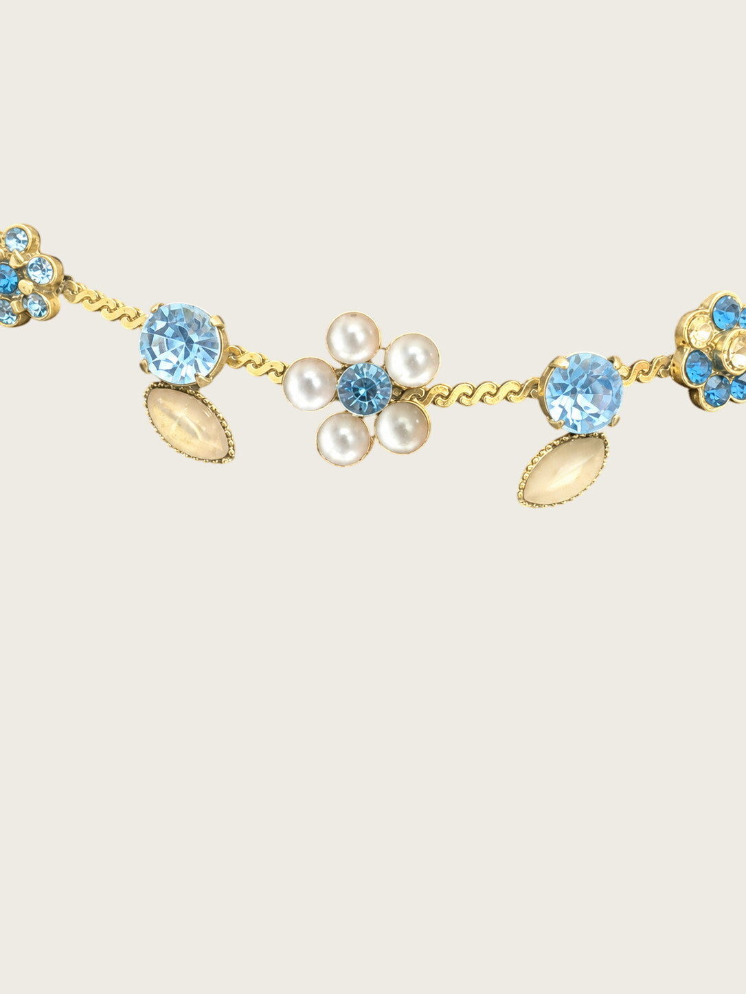 rhinestone necklace vintage