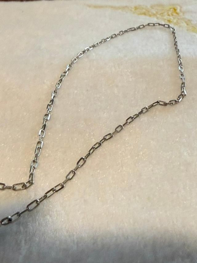 Silver Tone Skeleton Key Charm Necklace Crystal Beads Toggle Clasp 15 Inch