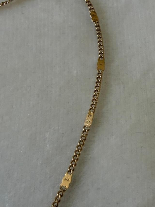 Dainty Gold Tone Butterfly Rhinestone Necklace 15.5–17.5” Adjustable
