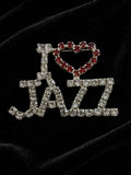 i heart jazz pin