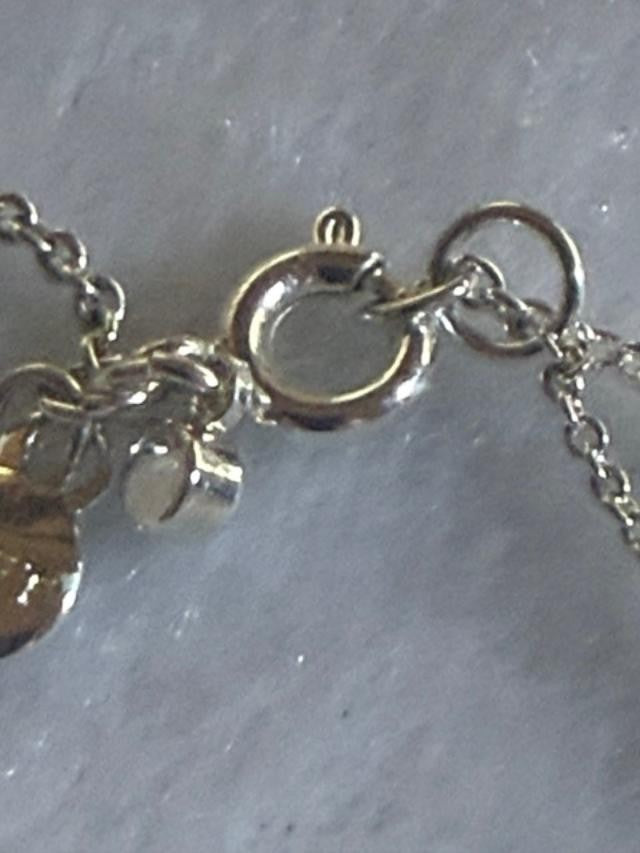 LOFT Silver Tone Clear Rhinestone Curved Bar Necklace 18.5” Adjustable