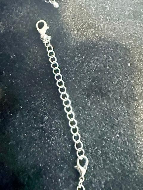 Silver Tone Clear Rhinestone Woven Mesh Choker Necklace Adjustable 17"