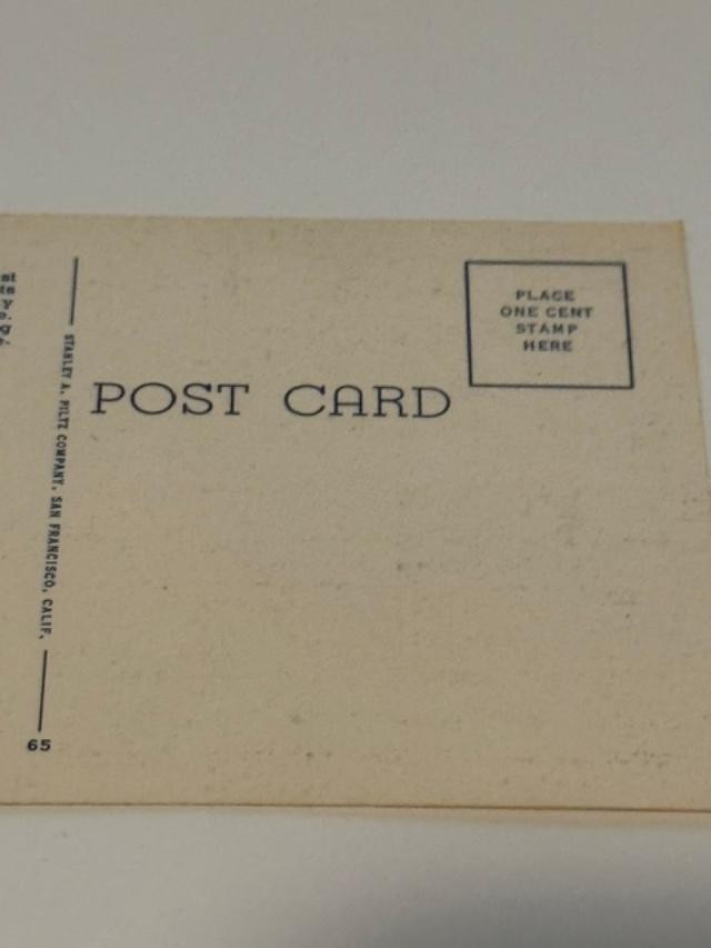 Vintage Tin How Temple Joss House Chinatown San Francisco CA Linen Postcard c.19