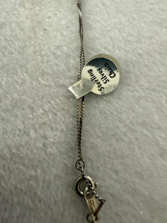Vintage Intaglio Glass Tulip Pendant Faceted Crystal Floral Necklace Charm gift