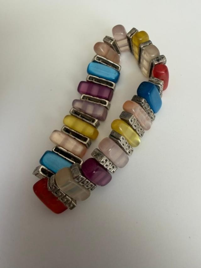 Bracelet Multi Colored Stretch Bracelet
