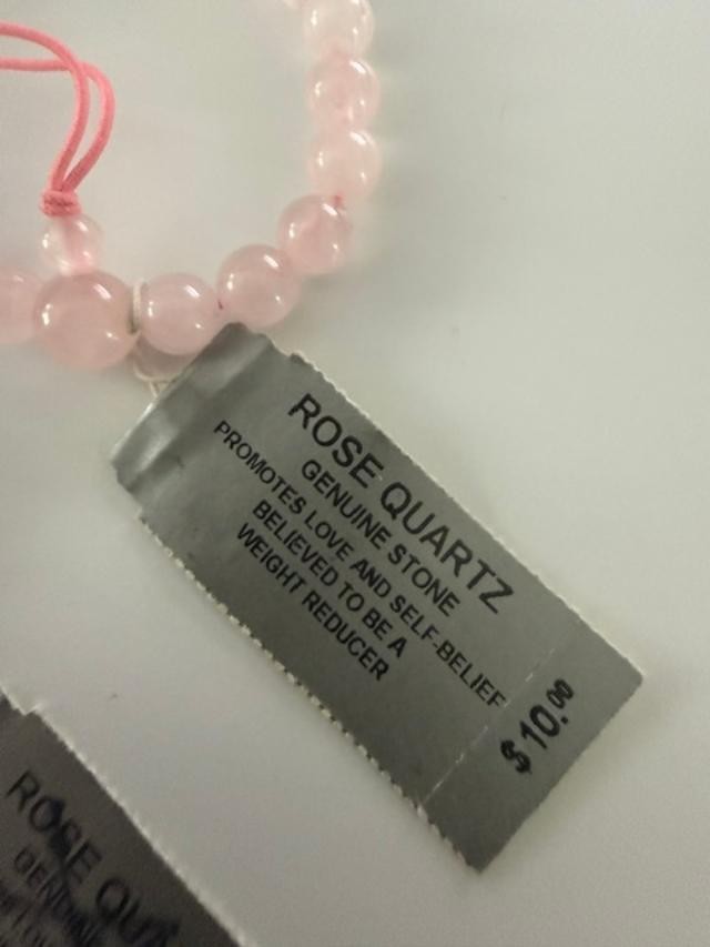 2 New rose pink quartz bracelets