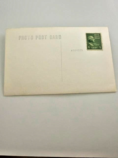 1949 Four Seasons Club Aspen Colorado RPPC Real Photo Postcard Unused Stamp