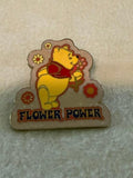 Disney Winnie the Pooh Flower Power Pin Trading Badge 2004