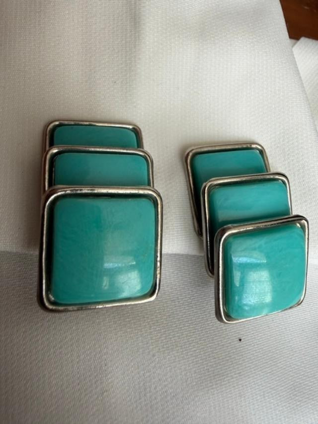Unbranded vintage 1980s–1990s geometric statement earrings
