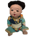 Antique Japanese Ichimatsu Boy Doll Gofun Composition Kimono Repair 10 Inch