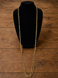 Celebrity NY Long Layered Chain Necklace Gold Tone Classic 54 Inch Vintage