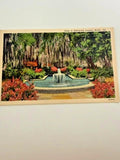 Vintage 1940s Bellingrath Gardens Mobile Alabama Curt Teich Linen Postcard Unuse