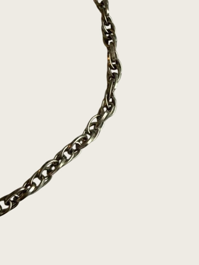 Silver Tone Black Cabochon Filigree Ball Y Drop Toggle Necklace 17in