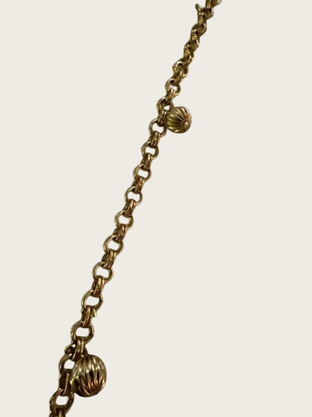 Vintage Gold Tone Venetian Masquerade Mask Pendant Necklace Enamel Rhinestone 31